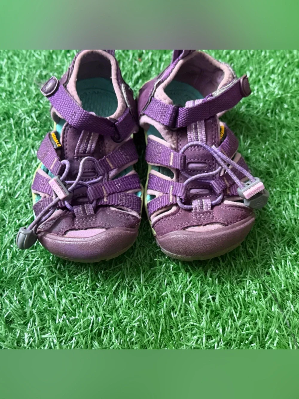 Kids Purple Outdoor Sandals - KEEN Style Size 8